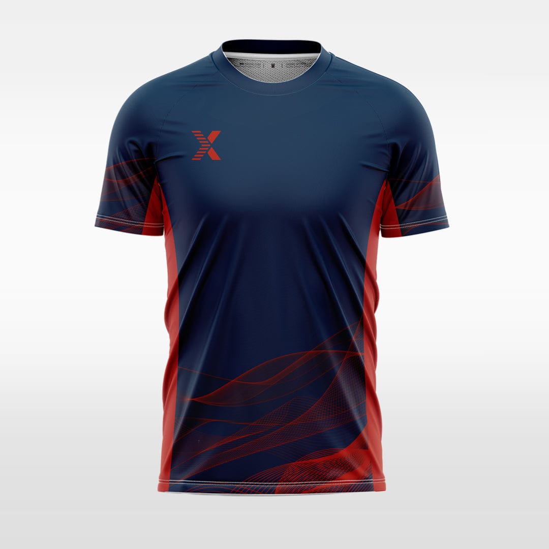 XTeamwear Soccer Uniforms red / S Floating ribbon - Custom Soccer Jerseys Kit Sublimated for Team