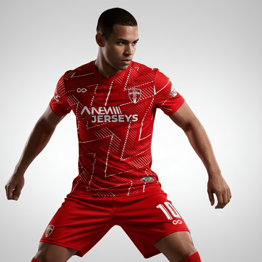XTeamwear Soccer Uniforms red / S hurricane(Three Generations) - Custom Soccer Jerseys Kit Sublimated for Team（Special Offer）