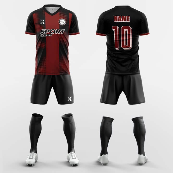 XTeamwear Soccer Uniforms Red / S Impetus-Custom Soccer Jerseys Kit Sublimated Design