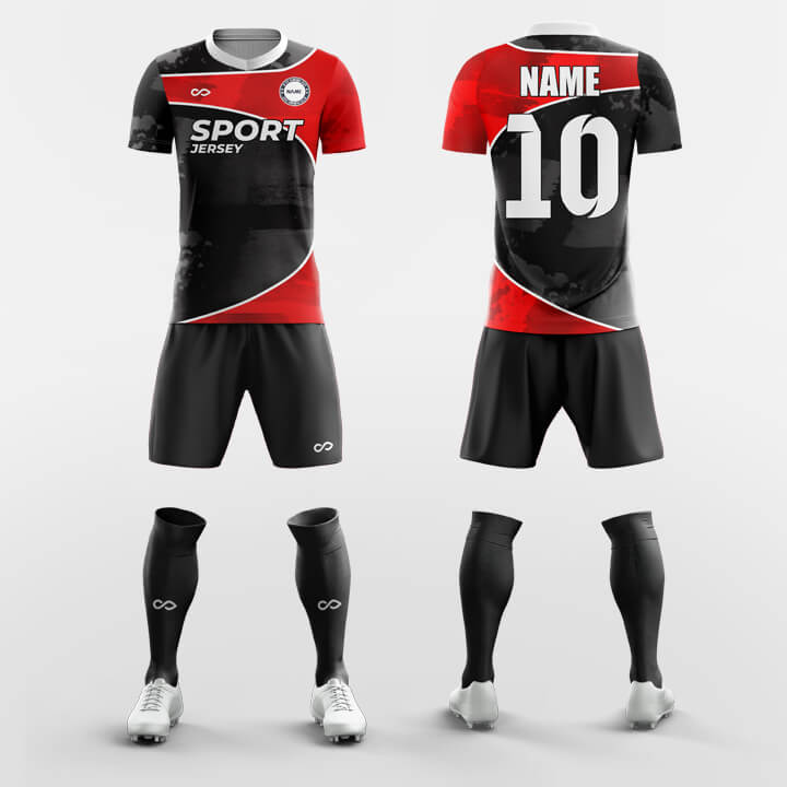 XTeamwear Soccer Uniforms Red / S Knight - Custom Soccer Jerseys Kit Sublimated for Club FT260121S