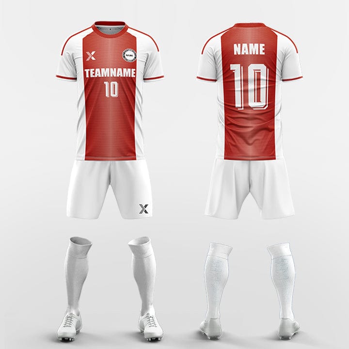 XTeamwear Soccer Uniforms Red / S Latte art particles - Custom Soccer Jerseys Kit Sublimated for Team