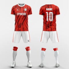 XTeamwear Soccer Uniforms red / S Mecha - Custom Soccer Jerseys Kit Sublimated for Team