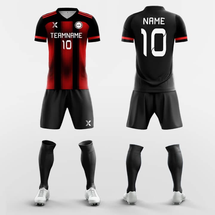 XTeamwear Soccer Uniforms Red / S Mosaic - Custom Soccer Jersey for Men Sublimation kit
