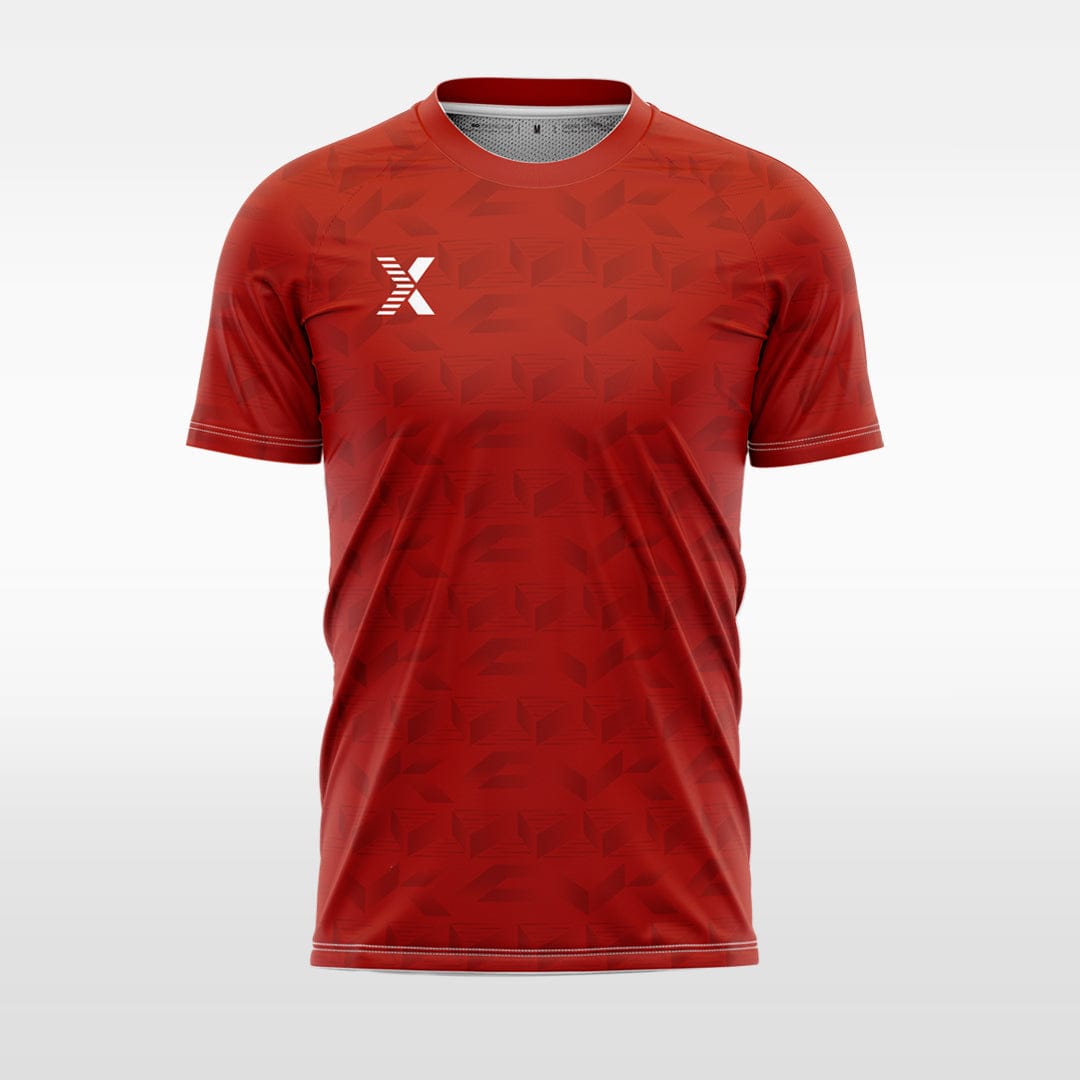 XTeamwear Soccer Uniforms red / S Origami Arrangement- Custom Soccer Jerseys Kit Sublimated for Team