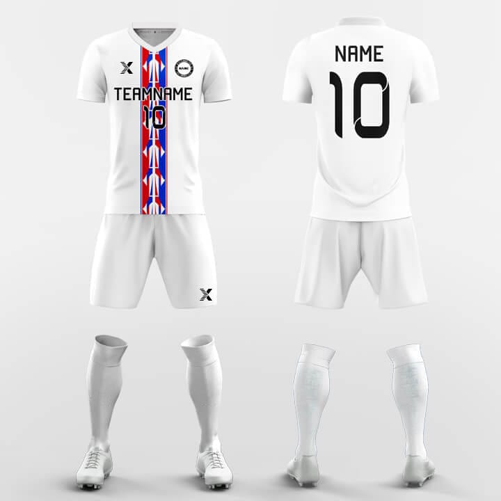 XTeamwear Soccer Uniforms Red / S Poker - Custom Soccer Jerseys Kit Sublimated for Club