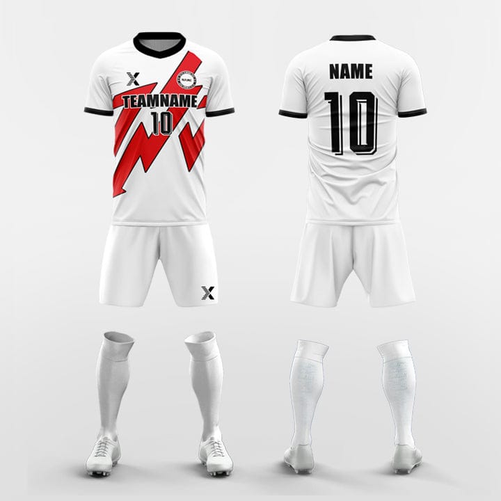 XTeamwear Soccer Uniforms Red / S Power Z - Custom Soccer Jerseys Kit Sublimated Design