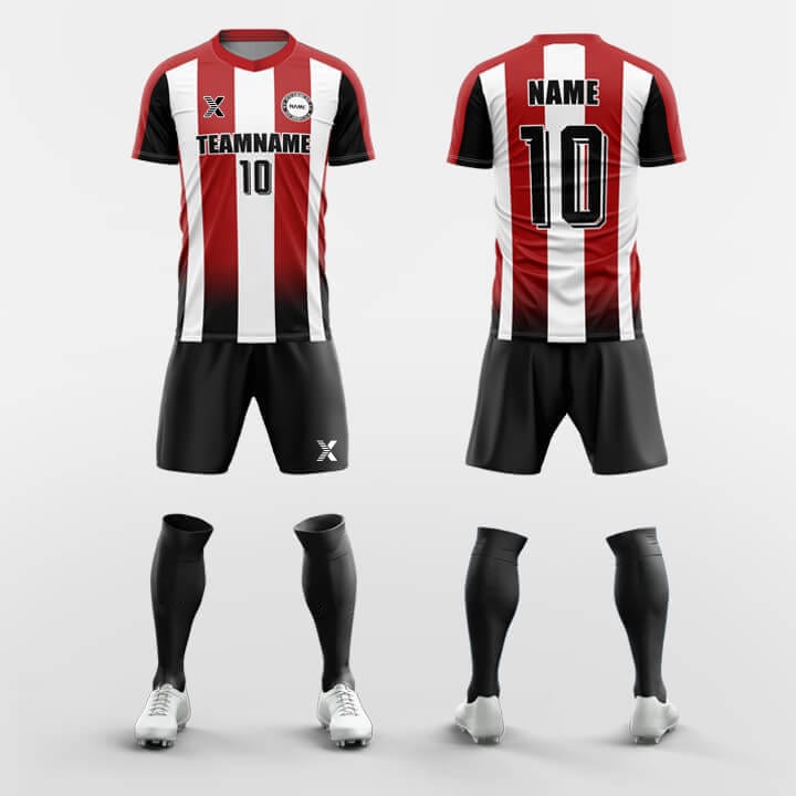 XTeamwear Soccer Uniforms Red / S Promising-Custom Soccer Jerseys Kit Sublimated Design