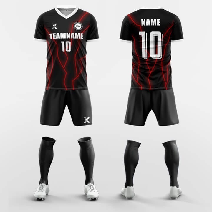 XTeamwear Soccer Uniforms Red / S Prospect-Custom Soccer Jerseys Kit Sublimated Design