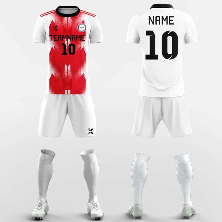 XTeamwear Soccer Uniforms Red / S Shady - Custom Soccer Jerseys Kit Sublimated Design