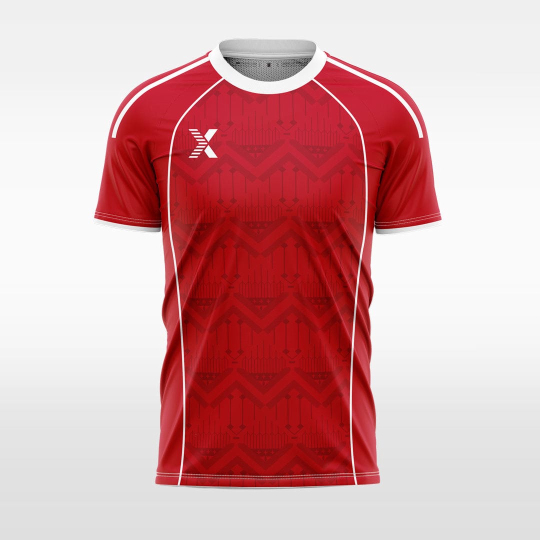 XTeamwear Soccer Uniforms red / S Traditional clothing - Custom Soccer Jerseys Kit Sublimated for Team