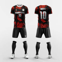 XTeamwear Soccer Uniforms Red / S Venom - Custom Soccer Jerseys Kit Sublimated Design