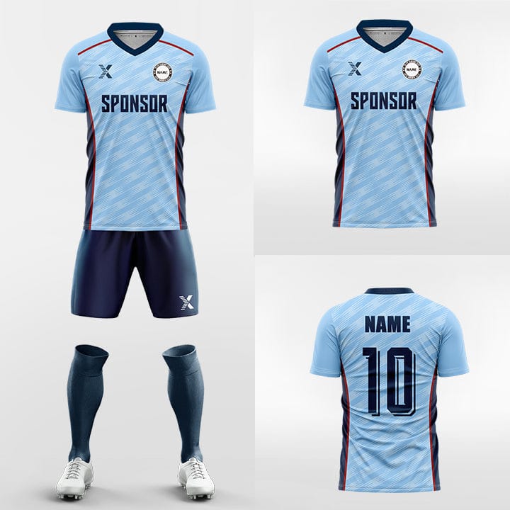 XTeamwear Soccer Uniforms Regular twist- Custom Soccer Jerseys Kit Sublimated for Team