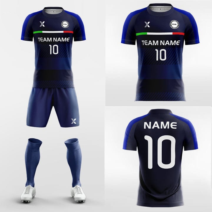 XTeamwear Soccer Uniforms Retro - Custom Soccer Jerseys Kit Sublimated for League