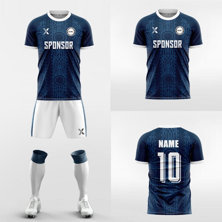 XTeamwear Soccer Uniforms Retro stripes- Custom Soccer Jerseys Kit Sublimated for Team