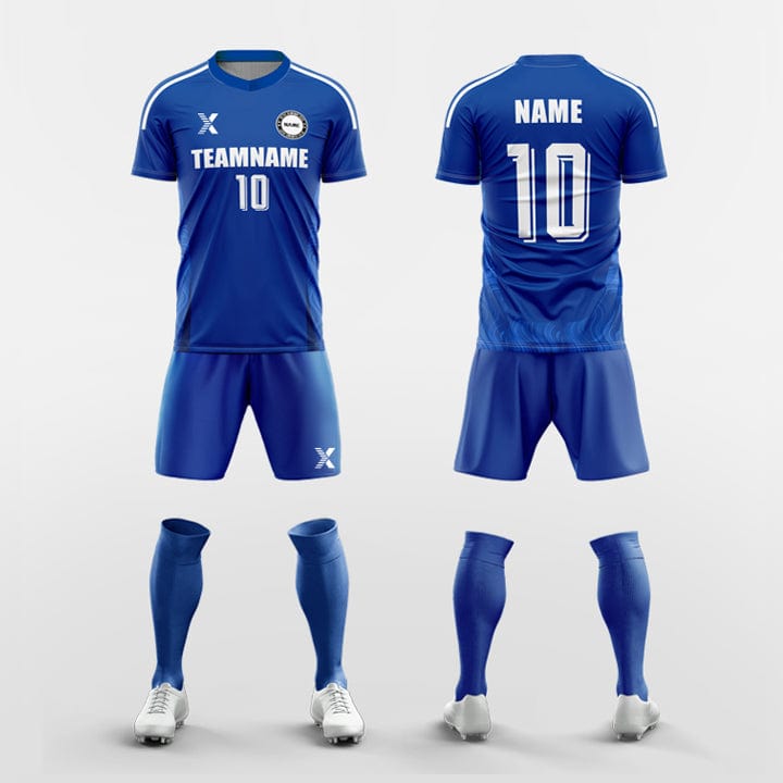 XTeamwear Soccer Uniforms Ripple - Custom Soccer Jerseys Kit Sublimated Design