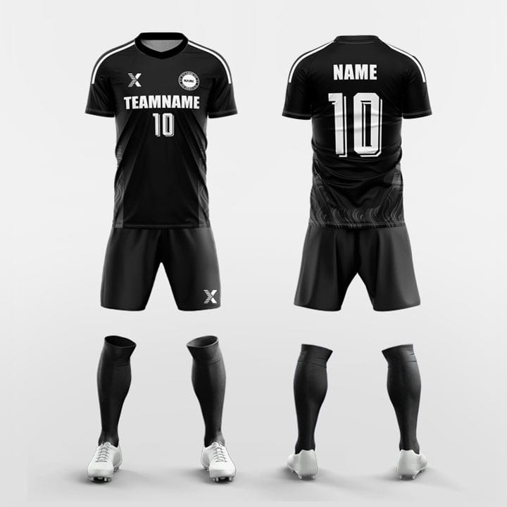 XTeamwear Soccer Uniforms Ripple - Custom Soccer Jerseys Kit Sublimated Design