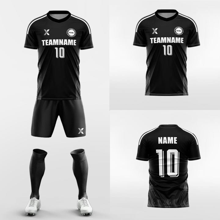 XTeamwear Soccer Uniforms Ripple - Custom Soccer Jerseys Kit Sublimated Design