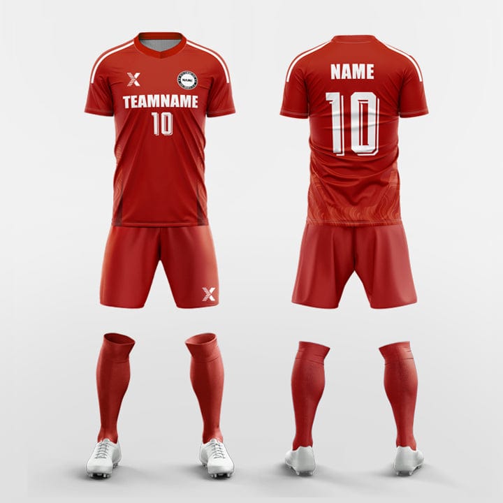 XTeamwear Soccer Uniforms Ripple - Custom Soccer Jerseys Kit Sublimated Design
