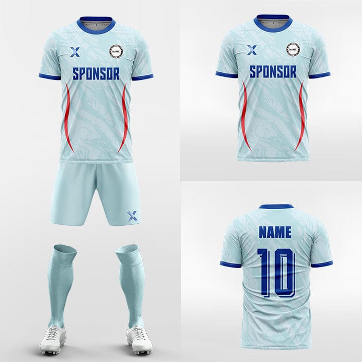 XTeamwear Soccer Uniforms Ripples  - Custom Soccer Jerseys Kit Sublimated for Team