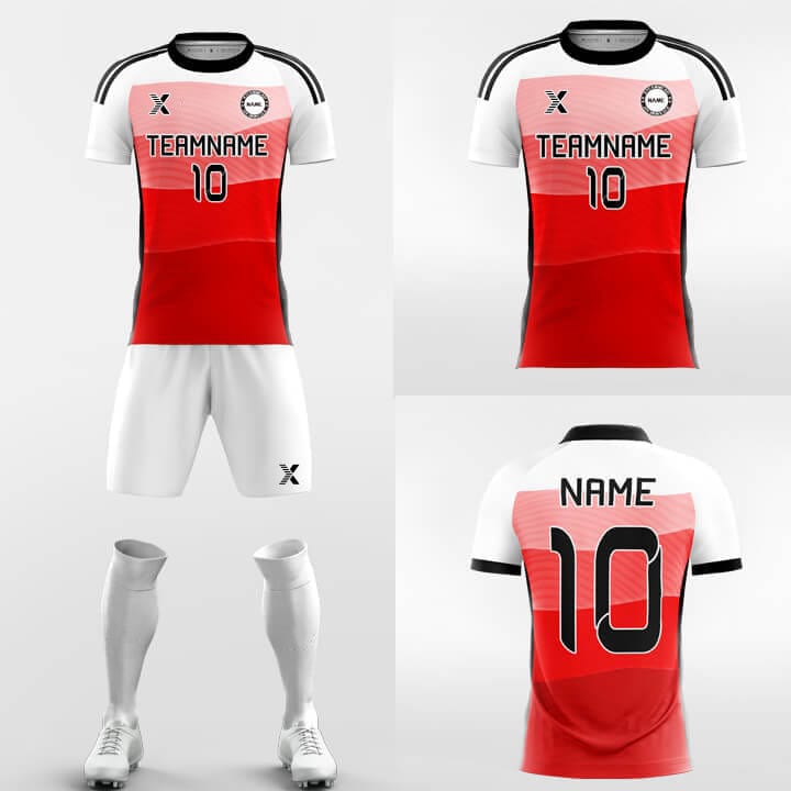 XTeamwear Soccer Uniforms Rivers - Custom Soccer Jerseys Kit Sublimated for Team FT260213S