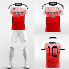 XTeamwear Soccer Uniforms Rivers - Custom Soccer Jerseys Kit Sublimated for Team FT260213S