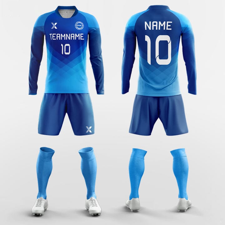 XTeamwear Soccer Uniforms Rocky Mountains - Custom Club Soccer Uniforms Long Sleeve