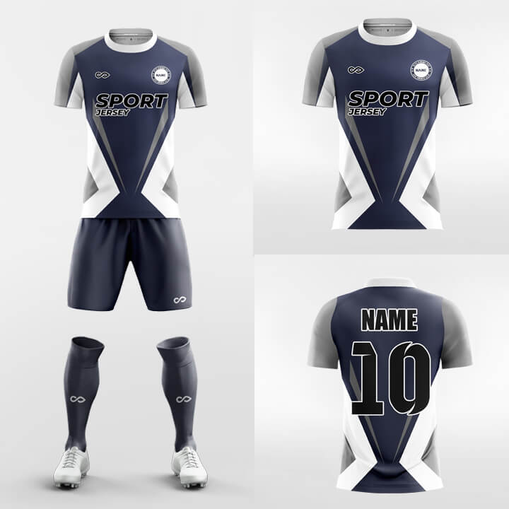 XTeamwear Soccer Uniforms Sailor - Custom Soccer Jerseys Kit Sublimated for Club FT260317S