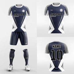 XTeamwear Soccer Uniforms Sailor - Custom Soccer Jerseys Kit Sublimated for Club FT260317S