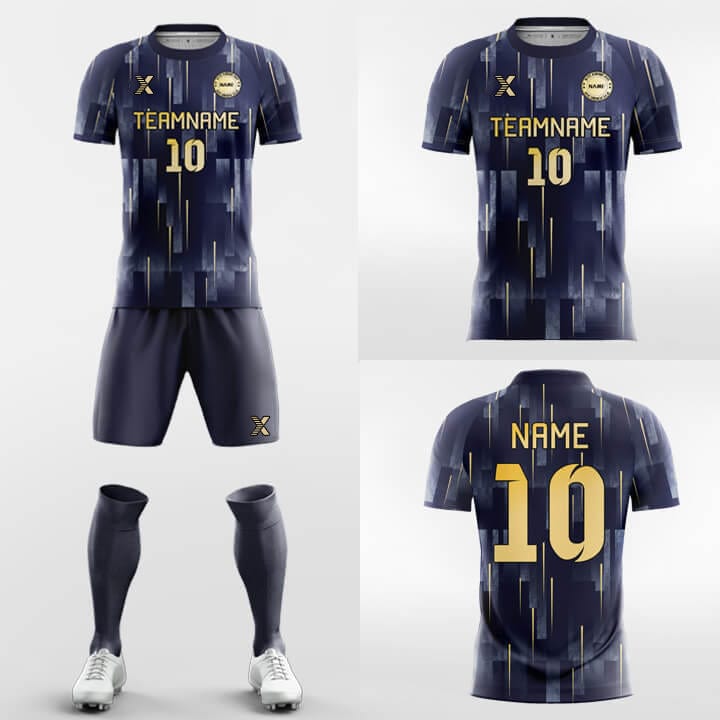 XTeamwear Soccer Uniforms Shooting Star - Custom Soccer Jerseys Kit Sublimated Design