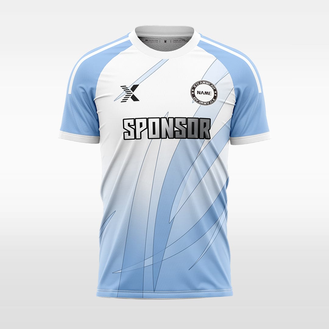 XTeamwear Soccer Uniforms Sky blue / S Custom Soccer Jersey – Minimalist Team with Number