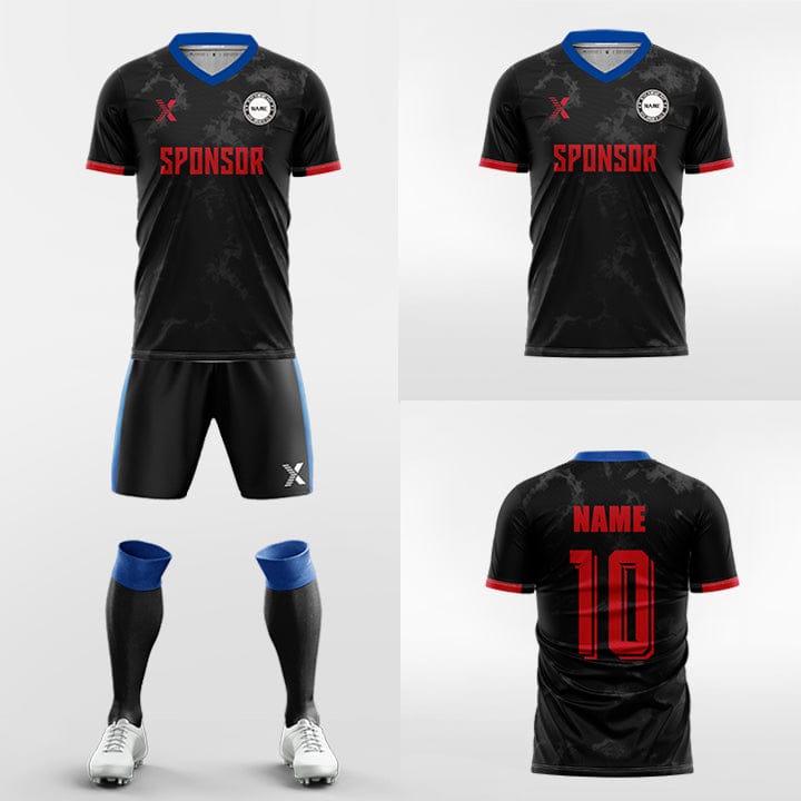 XTeamwear Soccer Uniforms smog - Custom Soccer Jerseys Kit Sublimated for Team