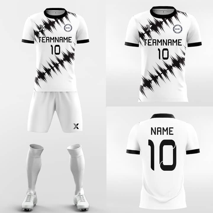 XTeamwear Soccer Uniforms Sound Wave  - Custom Soccer Jerseys Kit Sublimated Design