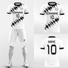 XTeamwear Soccer Uniforms Sound Wave  - Custom Soccer Jerseys Kit Sublimated Design