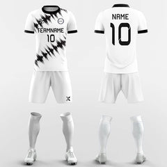 XTeamwear Soccer Uniforms Sound Wave  - Custom Soccer Jerseys Kit Sublimated Design