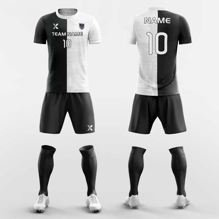 XTeamwear Soccer Uniforms Split Fashion - Custom Soccer Jerseys Kit Sublimated for School
