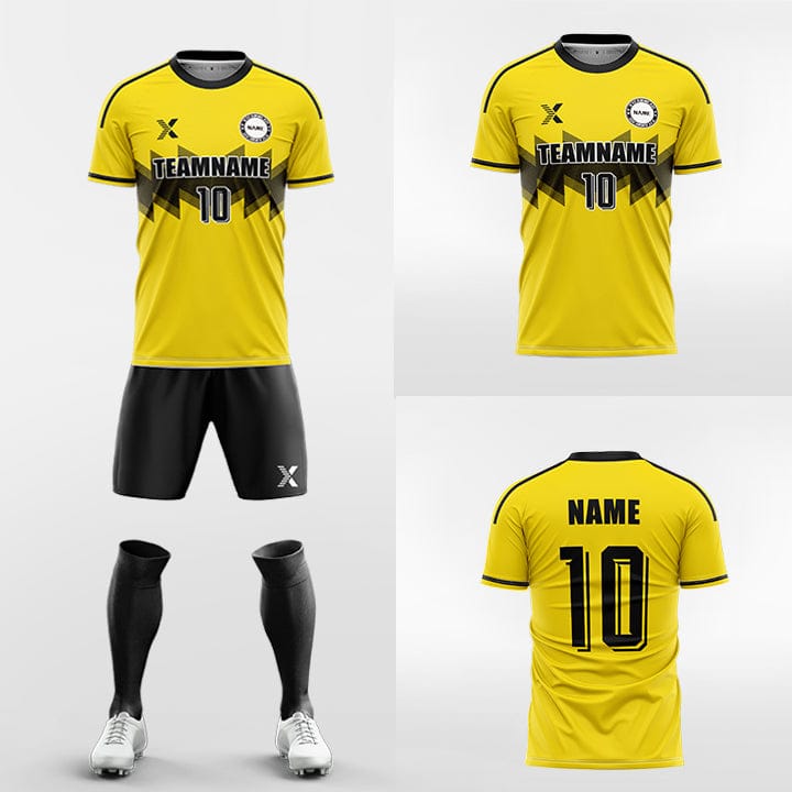 XTeamwear Soccer Uniforms Stepped - Custom Soccer Jerseys Kit Sublimated for Team