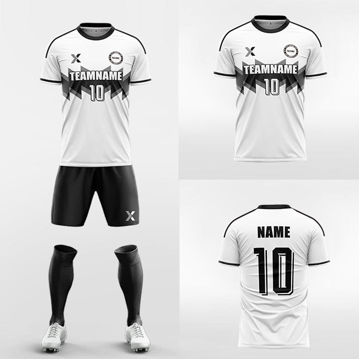 XTeamwear Soccer Uniforms Stepped - Custom Soccer Jerseys Kit Sublimated for Team