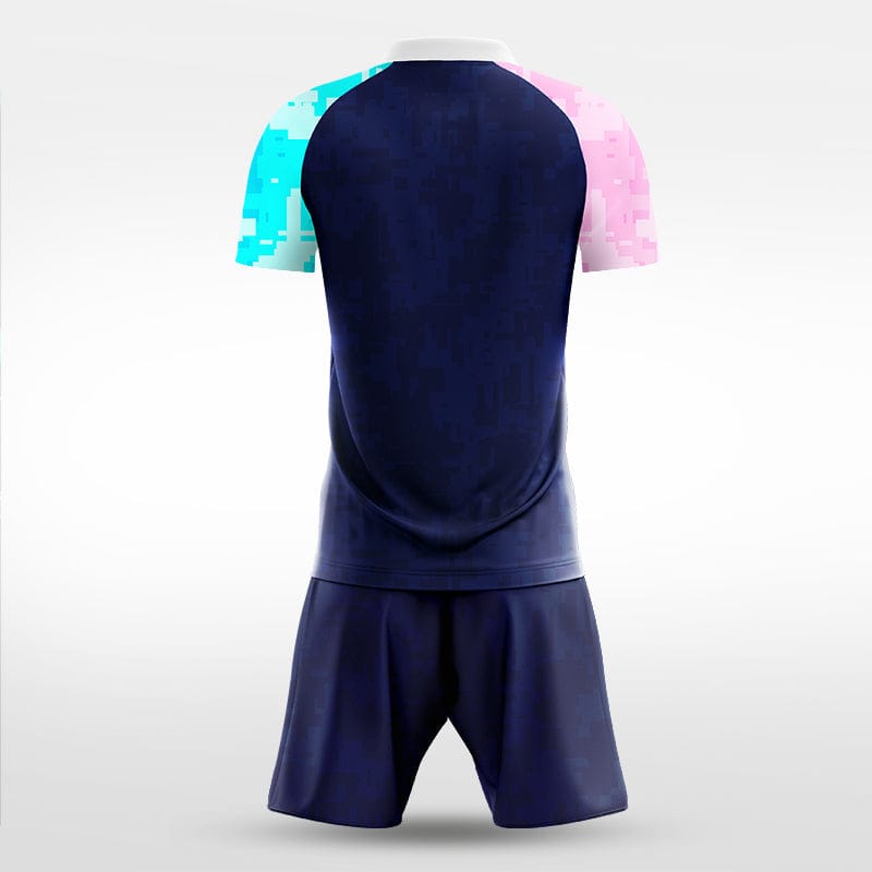 XTeamwear Soccer Uniforms Sun and Moon Shining Together (Three Generations) - Custom Soccer Jerseys Kit Sublimated for Team（Special Offer）