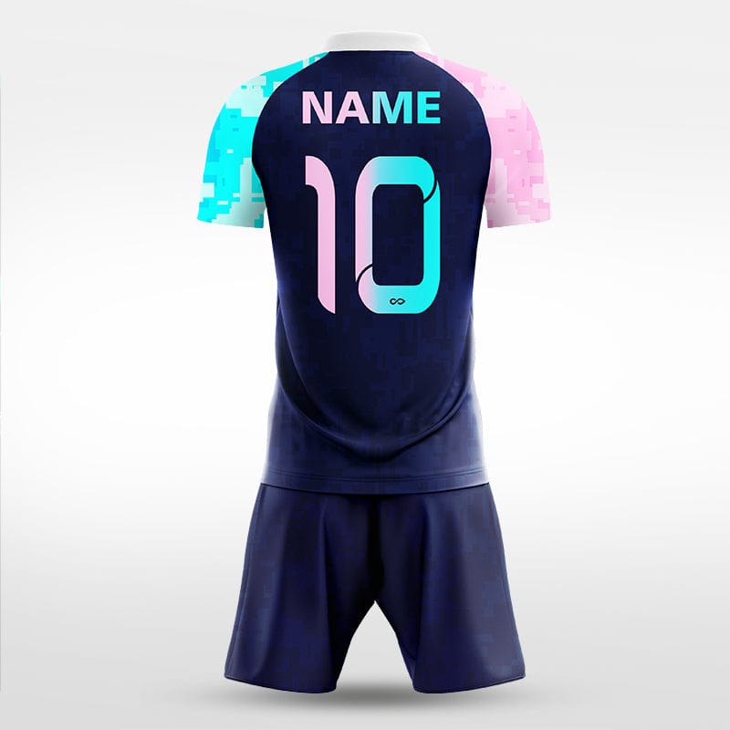XTeamwear Soccer Uniforms Sun and Moon Shining Together (Three Generations) - Custom Soccer Jerseys Kit Sublimated for Team（Special Offer）