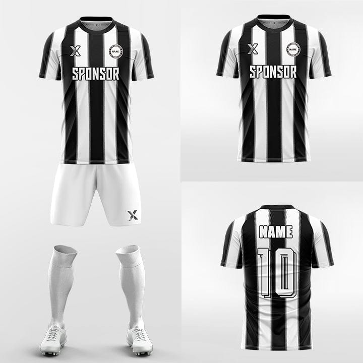 XTeamwear Soccer Uniforms Three-color ribbon- Custom Soccer Jerseys Kit Sublimated for Team