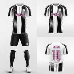 XTeamwear Soccer Uniforms Three lines across the waist - Custom Soccer Jerseys Kit Sublimated for Team