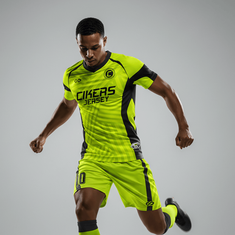 XTeamwear Soccer Uniforms Through the clouds - Custom Soccer Jerseys Kit Sublimated for Team - WS204GCCY3
