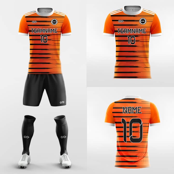 XTeamwear Soccer Uniforms Tiger Roar- Custom Soccer Jerseys Kit Sublimation for Club