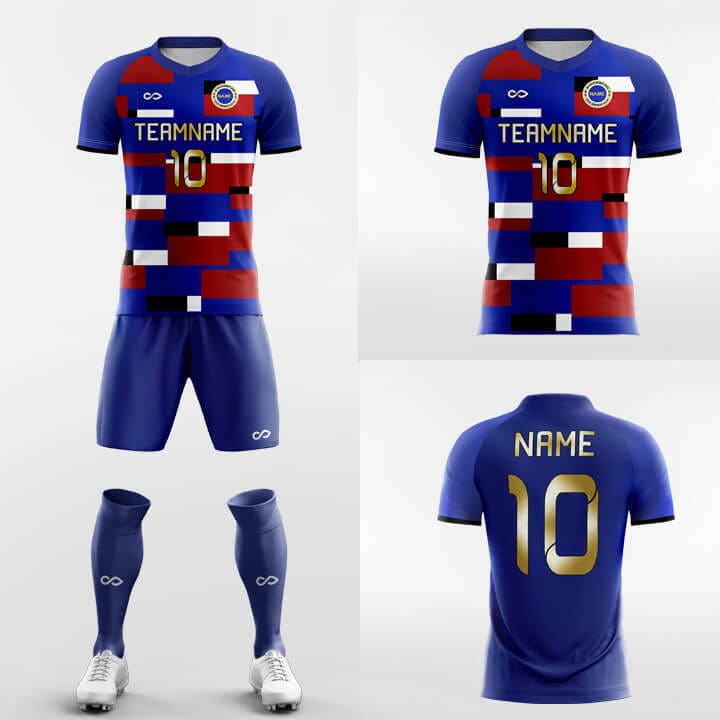 XTeamwear Soccer Uniforms Time Travel - Custom Soccer Jerseys Kit Sublimated for Club FT260402S