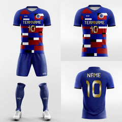 XTeamwear Soccer Uniforms Time Travel - Custom Soccer Jerseys Kit Sublimated for Club FT260402S