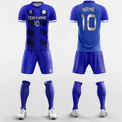 XTeamwear Soccer Uniforms Tranquil Purple-Custom Soccer Jerseys Kit Sublimated Design