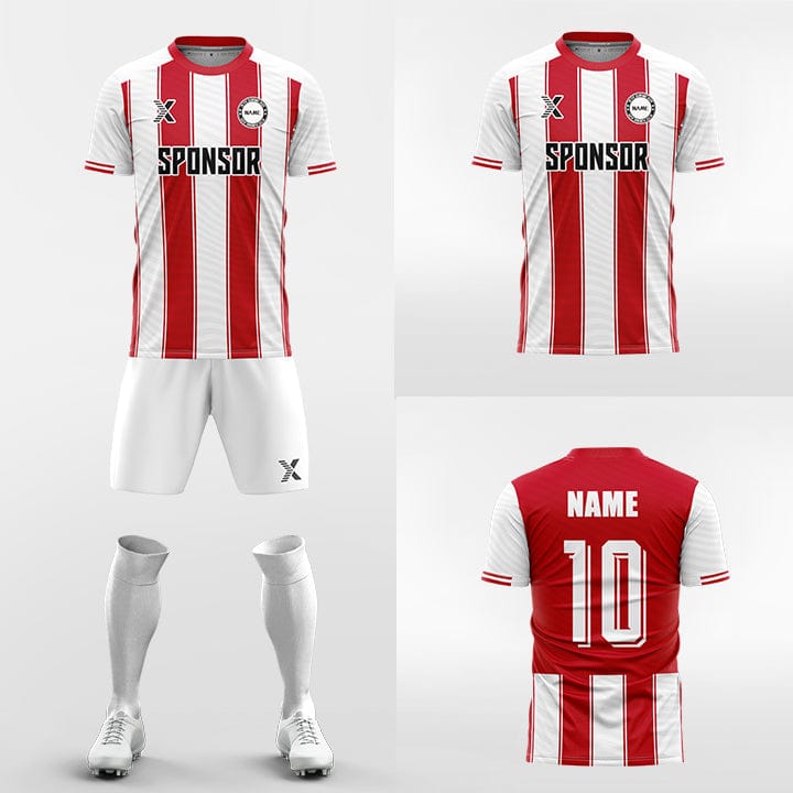 XTeamwear Soccer Uniforms Tuxedo - Custom Soccer Jerseys Kit Sublimated for Team