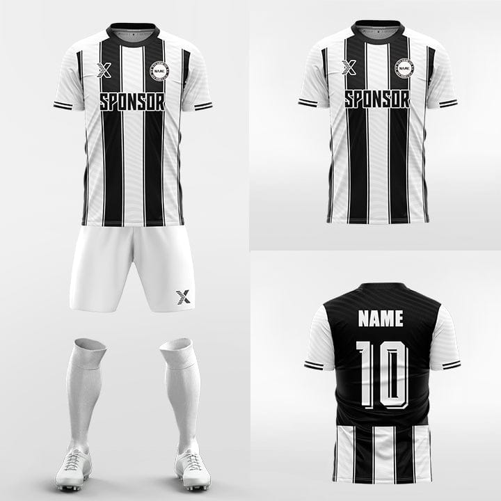 XTeamwear Soccer Uniforms Tuxedo - Custom Soccer Jerseys Kit Sublimated for Team