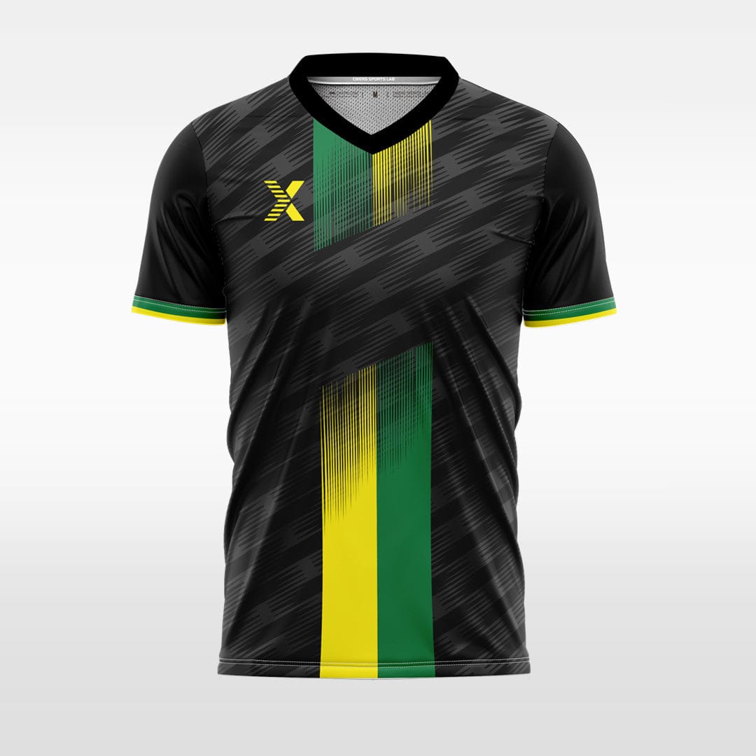 XTeamwear Soccer Uniforms Two-color centered vertical color - Custom Design Soccer Jersey for Men Sublimation