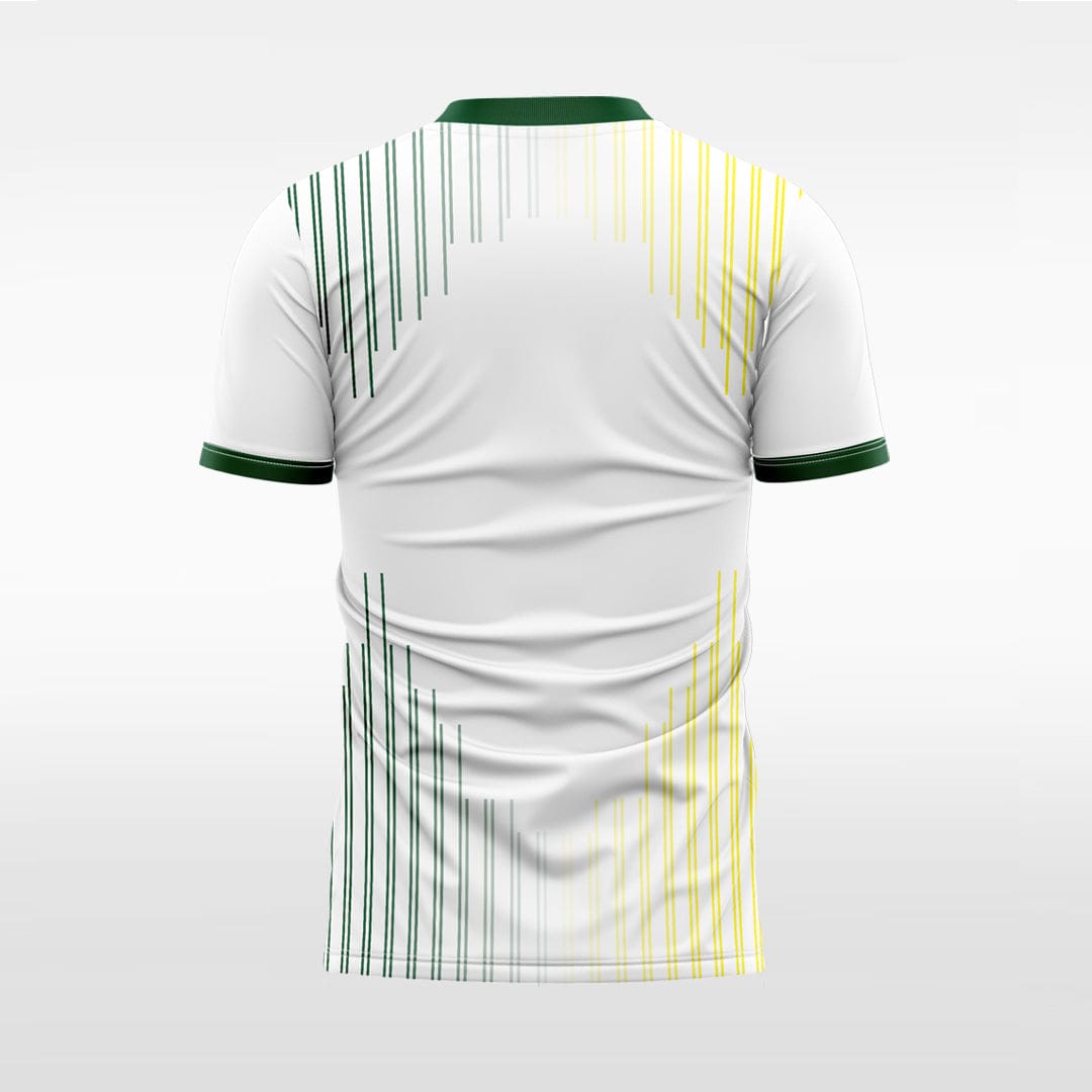 XTeamwear Soccer Uniforms Two-color vertical stripes - Custom Design Soccer Jersey for Men Sublimation